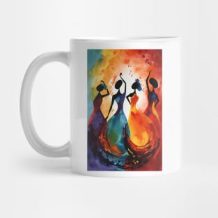 Abstract Dancers Mug